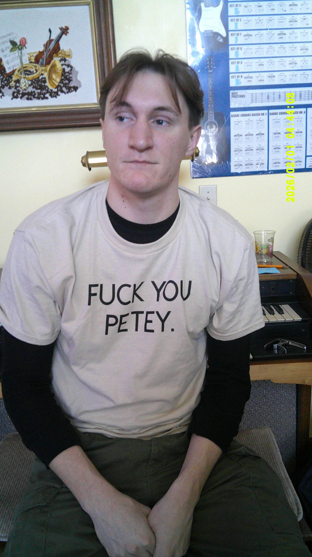 F-U-PT Tee (Tan)