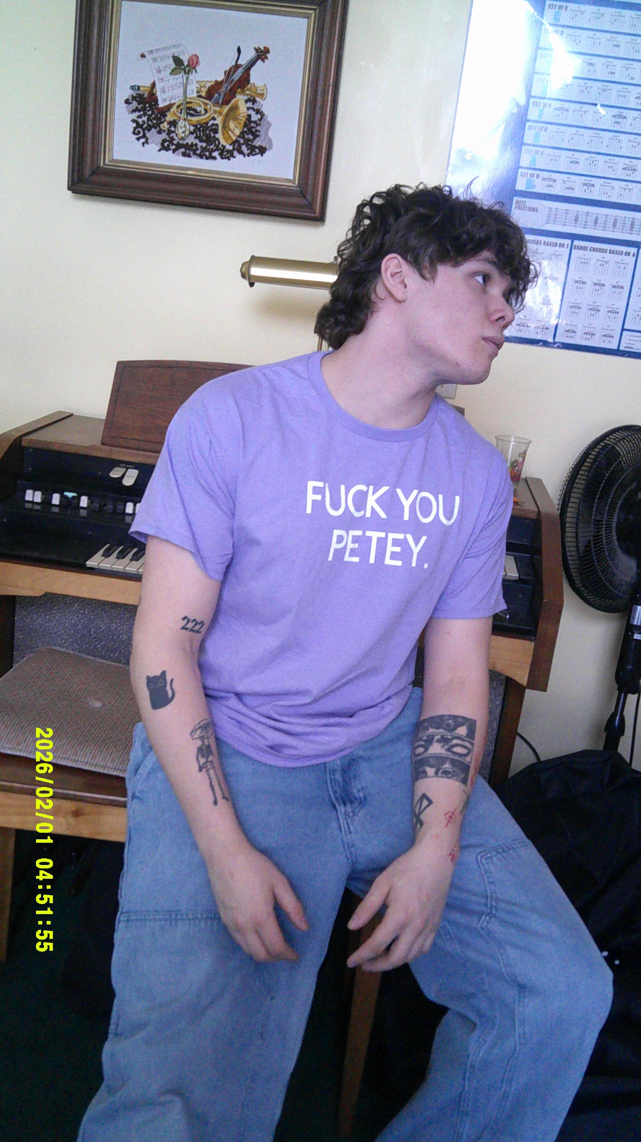 F-U-PT Tee (Lavender)